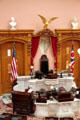 Speakers chair in House chamber at Ohio State Capitol. Columbus, OH.
