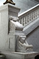 Marble stairway in annex of Ohio State Capitol. Columbus, OH.