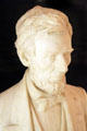 Bust of Abraham Lincoln by Charles Niehaus at museum of Ohio State Capitol. Columbus, OH.