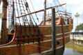 Stern of Santa Maria replica ship. Columbus, OH.