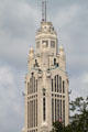 Spire of LeVeque Tower. Columbus, OH.