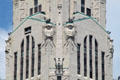 Terra-cotta art deco details on LeVeque Tower. Columbus, OH.