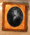 Framed photo of son Oscar Kelton killed in Civil War at Kelton House Museum. Columbus, OH.