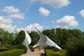 Navstar sculpture by Stephen Canneto at Franklin Park Conservatory & Botanical Gardens. Columbus, OH.