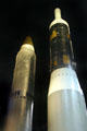 Ballistic missiles with Titan I on right at National Museum of USAF. Dayton, OH.