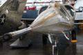 Nose of Douglas X-3 Stiletto tested supersonic speeds at National Museum of USAF. Dayton, OH.