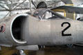 Hawker Siddeley XV-6A Kestrel VTOL cockpit & air intake at National Museum of USAF. Dayton, OH.