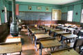 Interior of Locust Grove School # 12 at Carillon Historical Park. Dayton, OH.