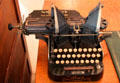 Oliver Standard Visible typewriter at Carillon Historical Park. Dayton, OH.