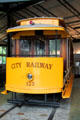Dayton City Railway trolley 123 at Carillon Historical Park. Dayton, OH.