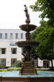 Fountain opposite Lancaster City Hall. Lancaster, OH.