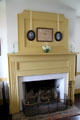 Bedroom fireplace at Johnston Farm. Piqua, OH.