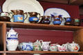 Antique pitchers in N.K. Whitney Store at Historic Kirtland Village. Kirtland, OH.