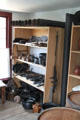 Metal products in N.K. Whitney Store at Historic Kirtland Village. Kirtland, OH.
