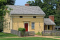 Whitney home where Joseph Smith lived & held meetings, rebuilt at Historic Kirtland Village. Kirtland, OH.