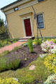 Whitney home with heritage garden at Historic Kirtland Village. Kirtland, OH.