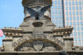 Soldiers' & Sailors' Monument carved name with eagle. Cleveland, OH.