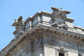 Eagles carved atop Cleveland's U.S. Court House. Cleveland, OH.