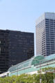 Galleria at Erieview with highrises beyond. Cleveland, OH.