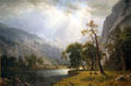 Yosemite Valley painting by Albert Bierstadt at Cleveland Museum of Art. Cleveland, OH.
