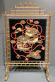 Firescreen with oriental design attrib. to Alexandre-Georges Fourdinois of Paris at Cleveland Museum of Art. Cleveland, OH.