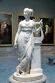 Marble statue of Terpsichore, Muse of Choral Song & Dance by Antonio Canova at Cleveland Museum of Art. Cleveland, OH.