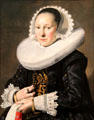 Portrait of a woman by Frans Hals at Cleveland Museum of Art. Cleveland, OH.