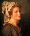 Young Woman with a Turban by Jacques-Louis David at Cleveland Museum of Art. Cleveland, OH.