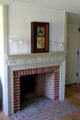 Entrance hall fireplace in Jonathan Hale House at Hale Farm. Cleveland, OH.