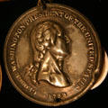 Medal of 1st President George Washington lived. OK.