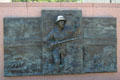 World War II memorial across from Oklahoma State Capitol. Oklahoma City, OK.