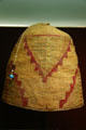 Nez Perce woman's basket hat at Oklahoma History Center. Oklahoma City, OK.