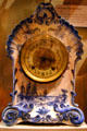 Porcelain mantle clock at Oklahoma History Center. Oklahoma City, OK.