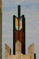 Reflective crown panels on Boston Avenue Methodist Church. Tulsa, OK.