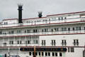 Columbia Queen riverboat galleries & cabins. Astoria, OR.