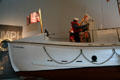 Coast Guard motor lifeboat helm at Columbia River Maritime Museum. Astoria, OR.