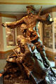 Meriwether Lewis, William Clark & Clatsop Indian sculpture by Stanley Wanlass at Fort Clatsop museum. Astoria, OR.