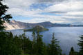Clouds over Crater Lake National Park. OR.