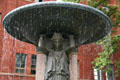 Skidmore Fountain details of upper basin & figure. Portland, OR