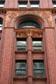 Terra cotta window surrounds of Dekum Building. Portland, OR.