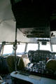Interior of Boeing 377 Stratocruiser looking to cockpit at Tillamook Air Museum. Tillamook, OR.