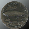 Macon & Akron Navy blimp medal at Tillamook Pioneer Museum. Tillamook, OR