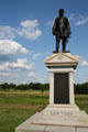 New York Abner Doubleday monument on Day 1 ground at Gettysburg National Military Park. Gettysburg, PA.