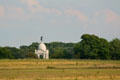 View across battle field to Pennsylvania Monument at Gettysburg National Military Park. Gettysburg, PA.