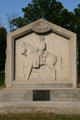 4th Pennsylvania Cavalry monument at Gettysburg National Military Park. Gettysburg, PA.