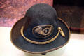 Union officer's brimmed hat at Gettysburg NPS Museum. Gettysburg, PA.