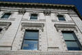 Facade of Adams County National Bank on Lincoln Square. Gettysburg, PA.