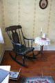 Rocking chair at Shriver House Museum. Gettysburg, PA.