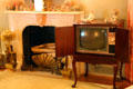 Console TV in master bedroom of Eisenhower National Historic Site. Gettysburg, PA.