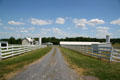 Lane leading to farm buildings of Eisenhower Farm. Gettysburg, PA.